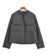 VERMEIL par iena（ヴェルメイユパーイエナ）ノーカラージャケット グレー サイズ:-(XL位) レディース/2200604141064
