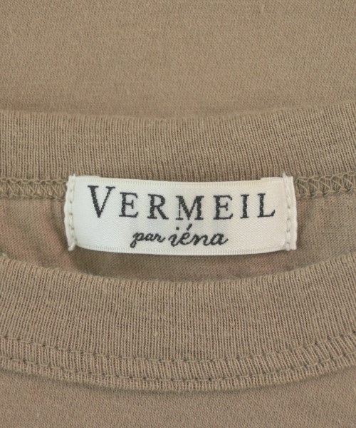 VERMEIL par iena（ヴェルメイユパーイエナ）Tシャツ・カットソー 茶 サイズ:M レディース/2200615308036
