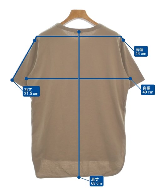 VERMEIL par iena（ヴェルメイユパーイエナ）Tシャツ・カットソー 茶 サイズ:M レディース/2200615308036