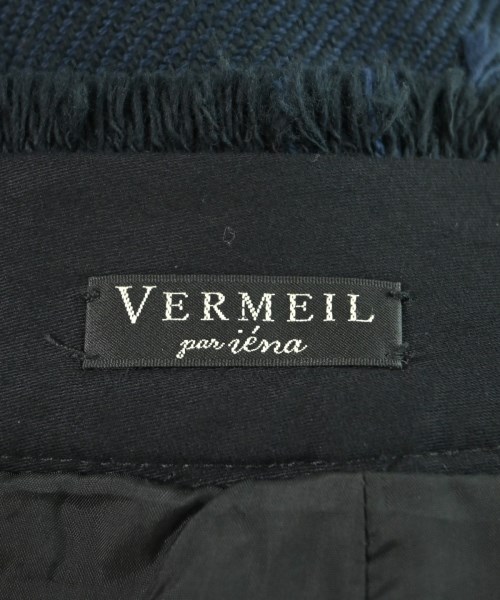 VERMEIL par iena（ヴェルメイユパーイエナ）ひざ丈スカート 紺 サイズ:38(M位) レディース/2200609010020