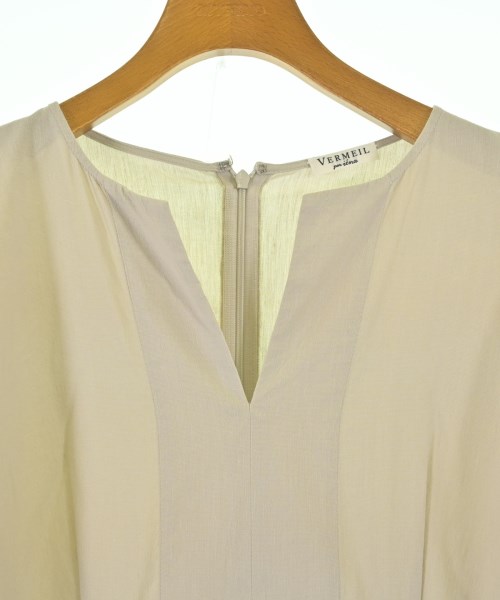 VERMEIL par iena（ヴェルメイユパーイエナ）ワンピース ベージュ サイズ:38(M位) レディース/2200676803334