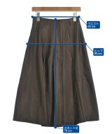 VERMEIL par iena（ヴェルメイユパーイエナ）ロング・マキシ丈スカート 茶 サイズ:36(S位) レディース/2200676247039