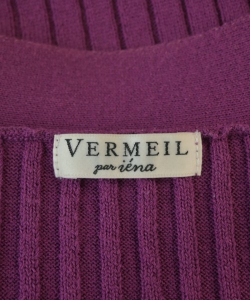 VERMEIL par iena（ヴェルメイユパーイエナ）カーディガン 紫 サイズ:-(XS位) レディース/2200676098013