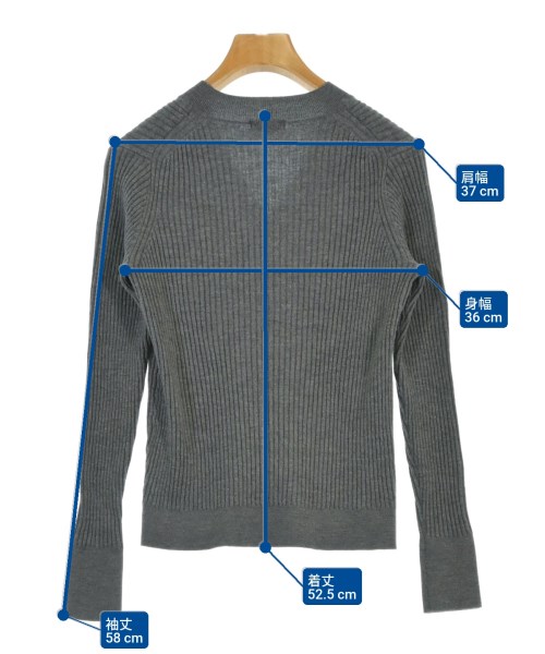 VERMEIL par iena（ヴェルメイユパーイエナ）ニット・セーター グレー サイズ:-(S位) レディース/2200674964068