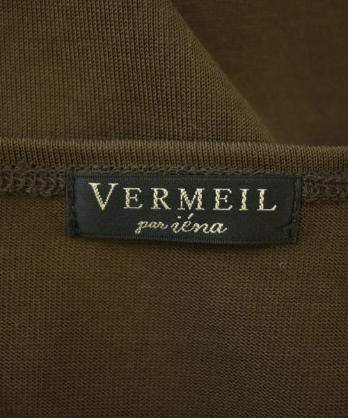VERMEIL par iena（ヴェルメイユパーイエナ）Tシャツ・カットソー 茶 サイズ:F レディース/2200699236065