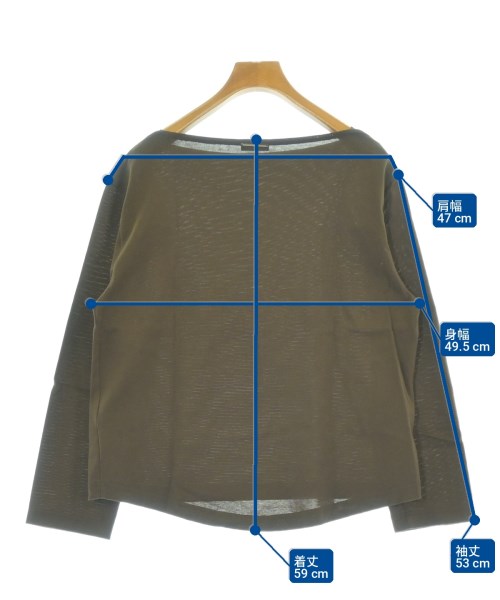 VERMEIL par iena（ヴェルメイユパーイエナ）Tシャツ・カットソー 茶 サイズ:F レディース/2200699236065