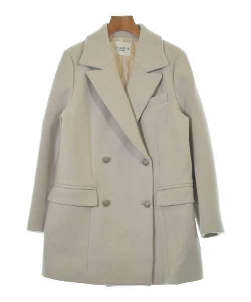 VERMEIL par iena(ヴェルメイユパーイエナ)ピーコート 白 サイズ:38(M位)/2200649082018