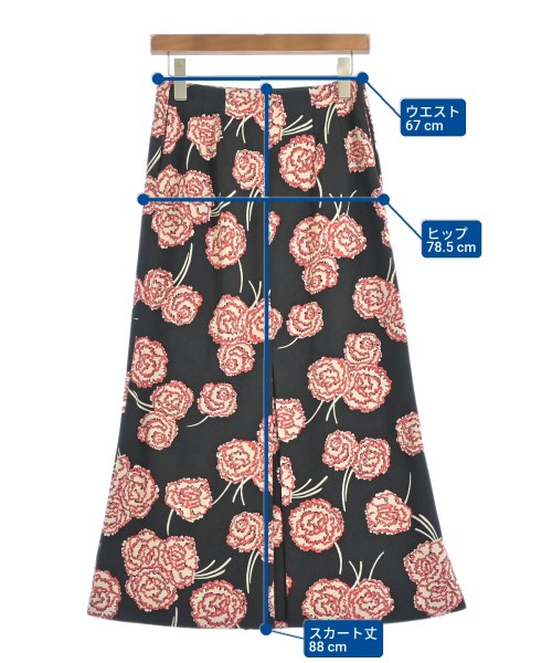 VERMEIL par iena（ヴェルメイユパーイエナ）ロング・マキシ丈スカート 黒 サイズ:36(S位) レディース/2200659010032