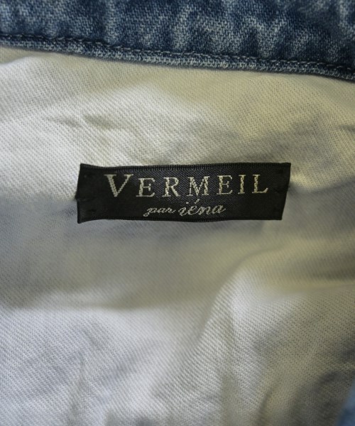 VERMEIL par iena（ヴェルメイユパーイエナ）オールインワン/サロペット 青 サイズ:36(S位) レディース/2200648266082