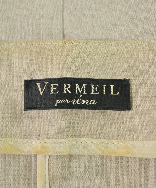 VERMEIL par iena（ヴェルメイユパーイエナ）ジャケット ベージュ サイズ:38(M位) レディース/2200714685144