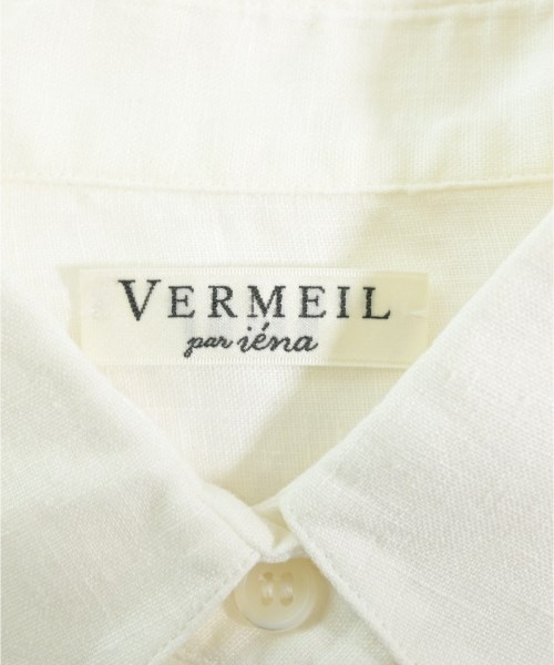 VERMEIL par iena（ヴェルメイユパーイエナ）カジュアルシャツ 白 サイズ:36(S位) レディース/2200715111017