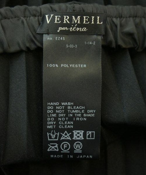 VERMEIL par iena（ヴェルメイユパーイエナ）ロング・マキシ丈スカート 黒 サイズ:-(S位) レディース/2200714172026