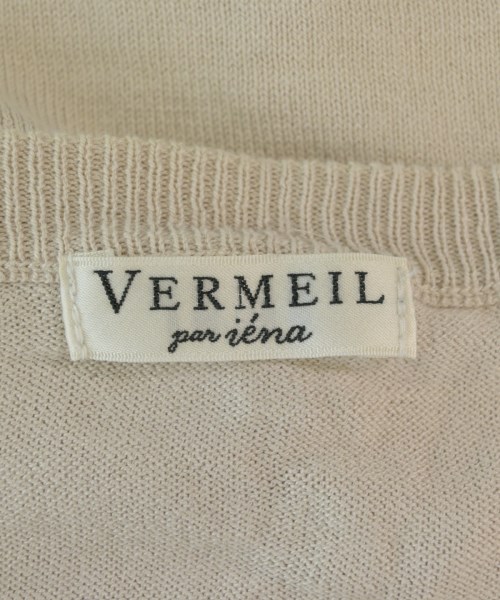 VERMEIL par iena（ヴェルメイユパーイエナ）カーディガン ベージュ サイズ:-(L位) レディース/2200637551045