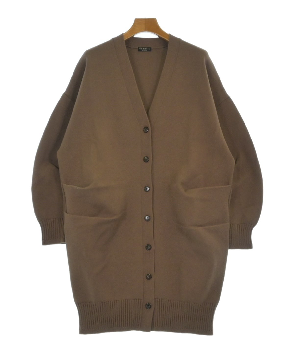 極美品✨VERMEIL per iena ラクーンファーロングカーディガン　暖か 極美品✨VERMEIL per iena ラクーンファーロングカーディガン 暖か