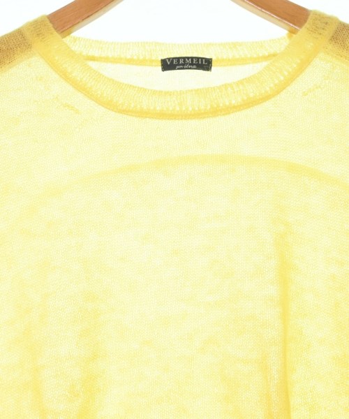 VERMEIL par iena（ヴェルメイユパーイエナ）ニット・セーター 黄 サイズ:38(M位) レディース/2200645147193