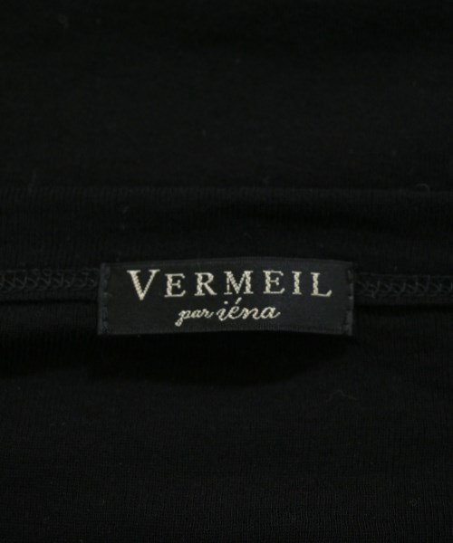 VERMEIL par iena（ヴェルメイユパーイエナ）Tシャツ・カットソー 黒 サイズ:F レディース/2200637334051