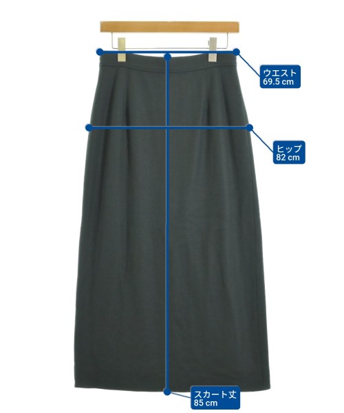 VERMEIL par iena（ヴェルメイユパーイエナ）ロング・マキシ丈スカート 緑 サイズ:40(M位) レディース/2200638744071