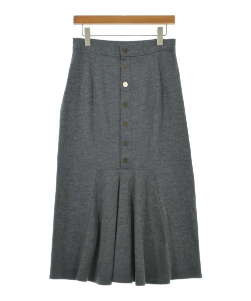 VERMEIL par iena（ヴェルメイユパーイエナ）ロング・マキシ丈スカート グレー サイズ:40(M位) レディース/2200638744088