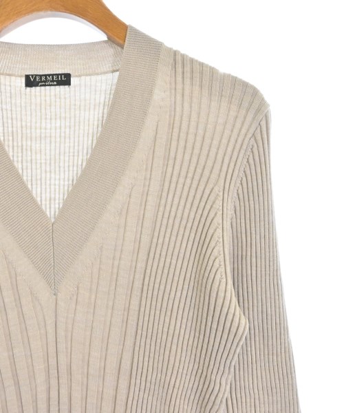 VERMEIL par iena（ヴェルメイユパーイエナ）ニット・セーター ベージュ サイズ:F レディース/2200644349031