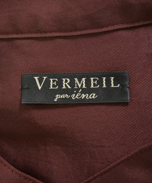 VERMEIL par iena（ヴェルメイユパーイエナ）シャツワンピース 赤 サイズ:-(M位) レディース/2200699760133