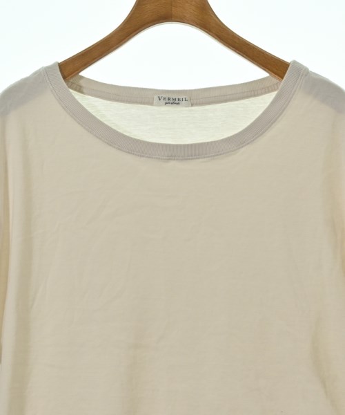 VERMEIL par iena（ヴェルメイユパーイエナ）Tシャツ・カットソー ベージュ サイズ:F レディース/2200661552100