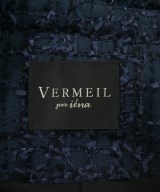 VERMEIL par iena（ヴェルメイユパーイエナ）ノーカラージャケット 紺 サイズ:36(S位) レディース/2200663929245