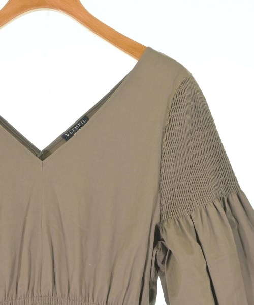 VERMEIL par iena（ヴェルメイユパーイエナ）ワンピース 茶 サイズ:36(S位) レディース/2200666193049