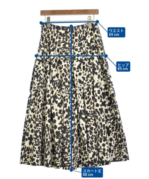 VERMEIL par iena（ヴェルメイユパーイエナ）ロング・マキシ丈スカート 白 サイズ:36(S位) レディース/2200664535094