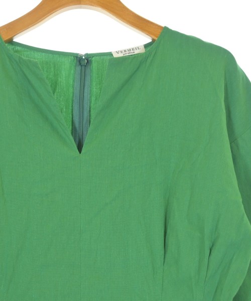 VERMEIL par iena（ヴェルメイユパーイエナ）ワンピース 緑 サイズ:36(S位) レディース/2200669657050