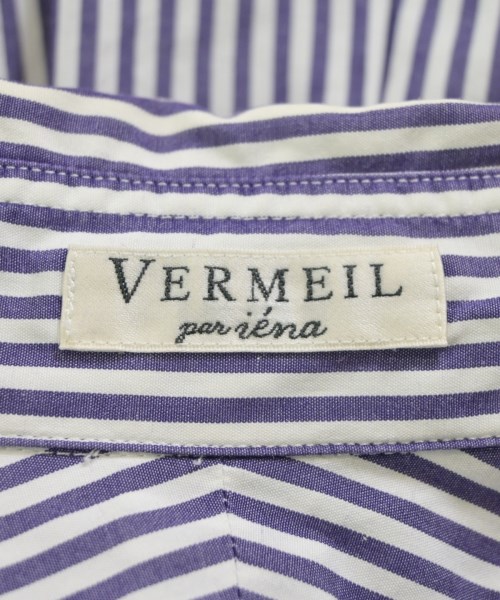 VERMEIL par iena（ヴェルメイユパーイエナ）カジュアルシャツ 紫 サイズ:36(S位) レディース/2200669746020