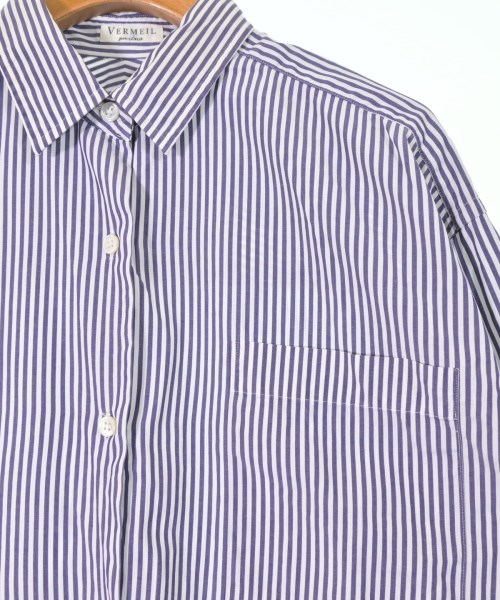 VERMEIL par iena（ヴェルメイユパーイエナ）カジュアルシャツ 紫 サイズ:36(S位) レディース/2200669746020