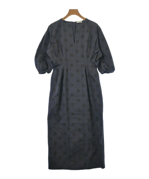 VERMEIL par iena(ヴェルメイユパーイエナ)ワンピース 紺 サイズ:36(S位)/2200667593015