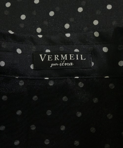 VERMEIL par iena（ヴェルメイユパーイエナ）カジュアルシャツ 黒 サイズ:F レディース/2200720695038