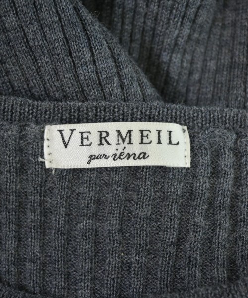 VERMEIL par iena（ヴェルメイユパーイエナ）ニット・セーター グレー サイズ:F レディース/2200720178098