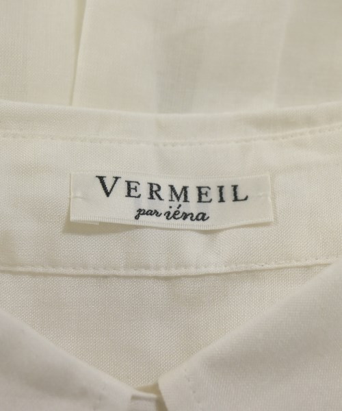 VERMEIL par iena（ヴェルメイユパーイエナ）カジュアルシャツ 白 サイズ:F レディース/2200699480239