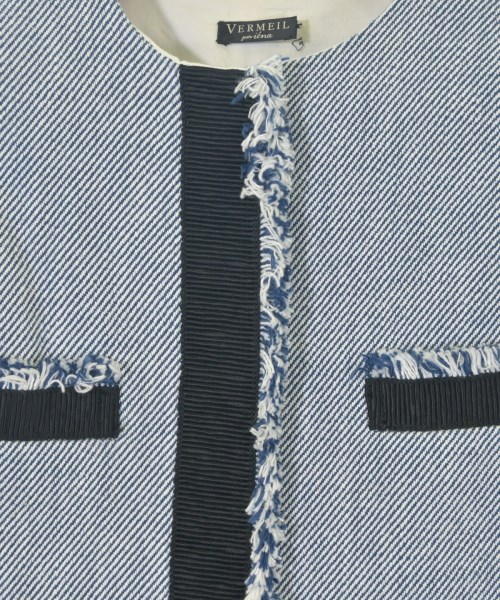 VERMEIL par iena（ヴェルメイユパーイエナ）ベスト 青 サイズ:F レディース/2200723771036