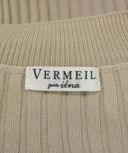 VERMEIL par iena（ヴェルメイユパーイエナ）ニット・セーター ベージュ サイズ:-(XS位) レディース/2200677778075