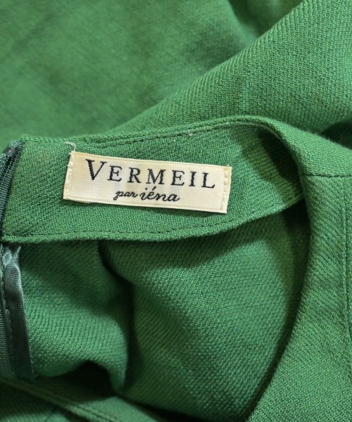 VERMEIL par iena（ヴェルメイユパーイエナ）ワンピース 緑 サイズ:36(S位) レディース/2200679489016