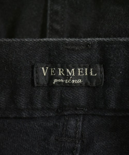 VERMEIL par iena（ヴェルメイユパーイエナ）デニムパンツ 黒 サイズ:38(M位) レディース/2200679898030
