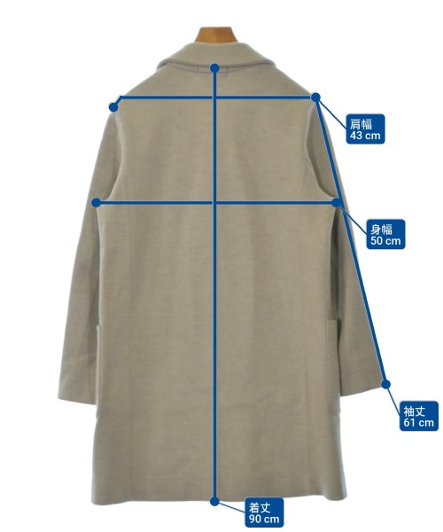 tsuki.S（ツキドットエス）チェスターコート ベージュ サイズ:S メンズ/2200645960228