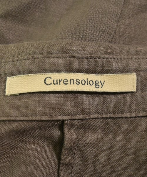Curensology（カレンソロジー）シャツワンピース 茶 サイズ:F レディース/2200634351136