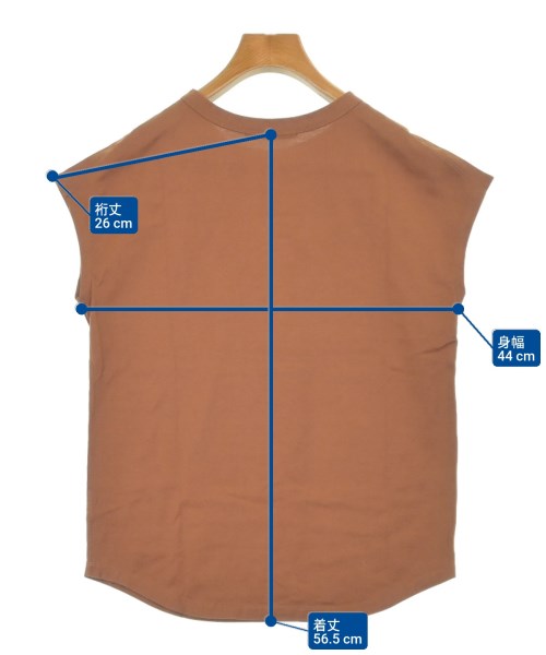 Curensology（カレンソロジー）Tシャツ・カットソー 茶 サイズ:F レディース/2200624509219
