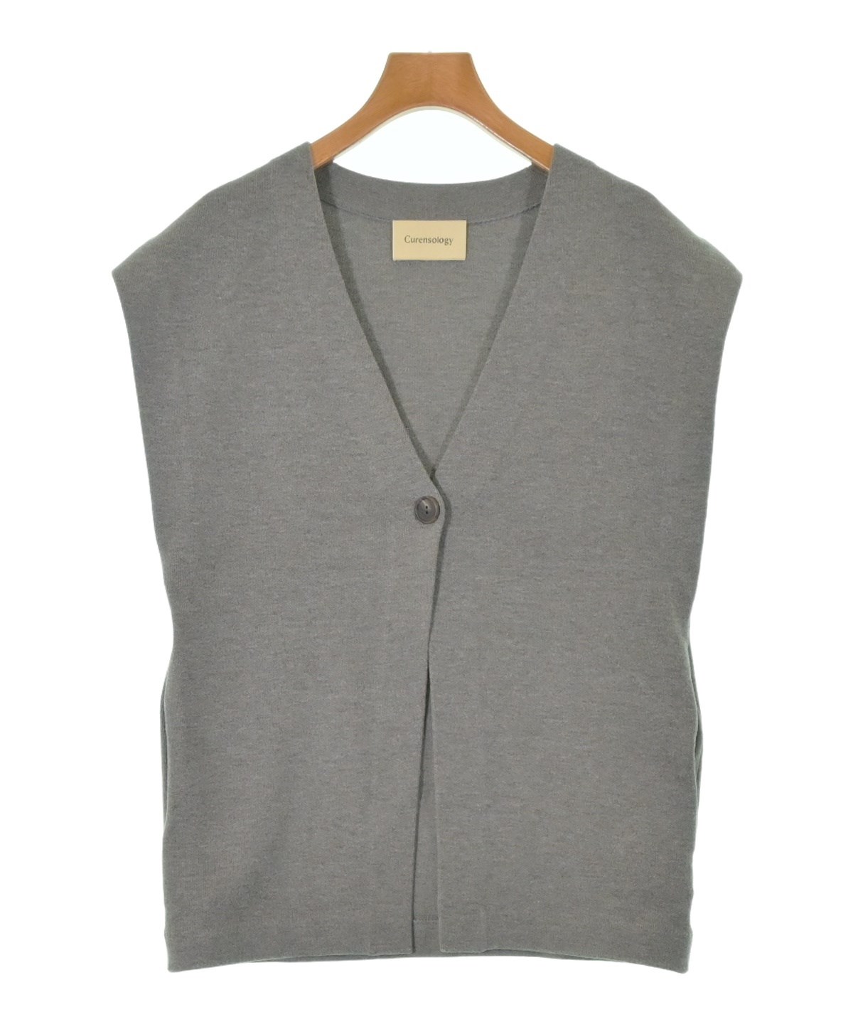 カレンソロジー ロングベスト 新品タグ付き グレー カレンソロジー