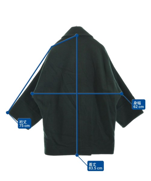 Curensology（カレンソロジー）ピーコート 緑 サイズ:F レディース/2200644749220