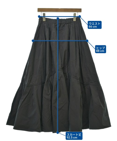 Curensology（カレンソロジー）ロング・マキシ丈スカート グレー サイズ:F レディース/2200621016062