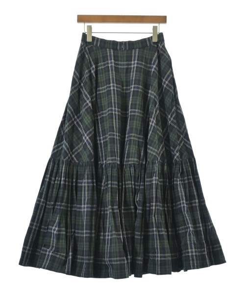 Curensology（カレンソロジー）ロング・マキシ丈スカート 緑 サイズ:38(M位) レディース/2200622672083