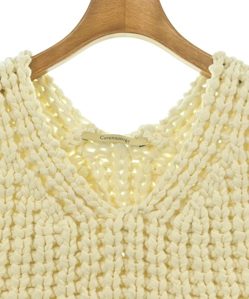 Curensology（カレンソロジー）ベスト/ノースリーブ 白 サイズ:F レディース/2200615090184