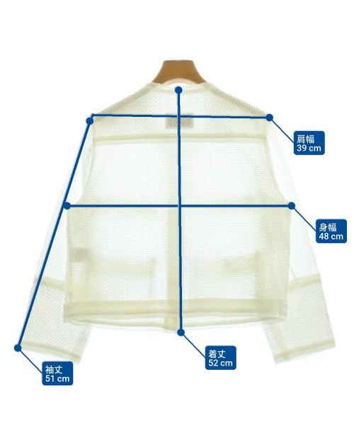 Curensology（カレンソロジー）ノーカラージャケット 白 サイズ:F レディース/2200615090214