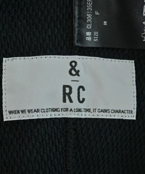 &RC（アンドアールシー）Tシャツ・カットソー 黒 サイズ:F レディース/2200615090221
