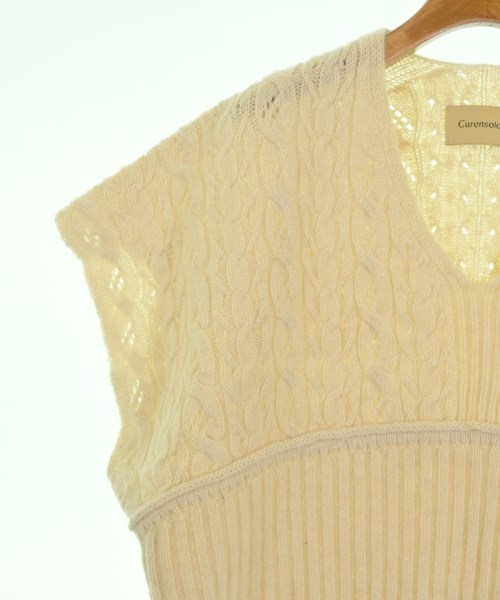 Curensology（カレンソロジー）ベスト/ノースリーブ ベージュ サイズ:F レディース/2200632966042